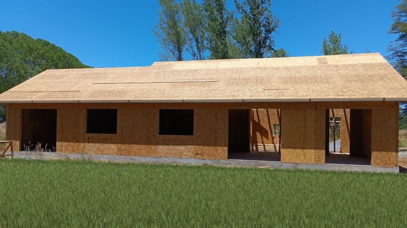 Obra ZIPWALL en construcción